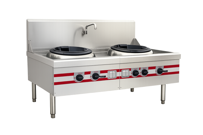 Compact Wok Range-Air Blast Type (CE)