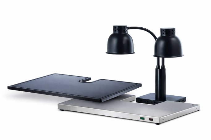 Cutting station for Buffet heat lamps